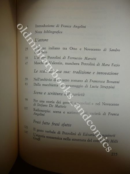 PETROLINI LA MASCHERA E LA STORIA FRANCA ANGELINI IL DOMINATORE …