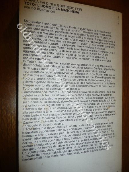 TOTO: L'UOMO E LA MASCHERA FRANCA FALDINI E GOFFREDO FOFI …