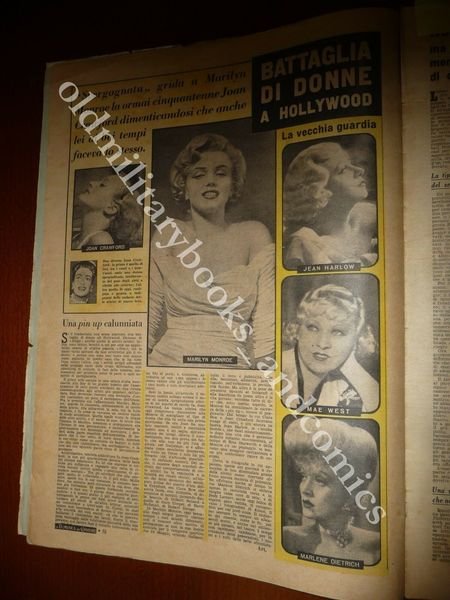 VALTOURNANCHE BENEDEZIONE CORDE PACCHI VIVERI BERLINO SERVIZIO SU MARILYN MONROE