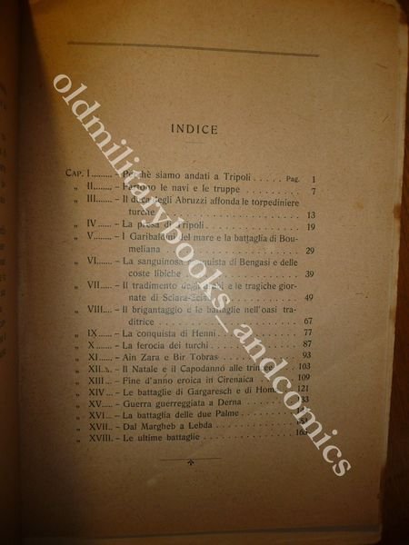 LA CONQUISTA DELLA LIBIA NARRATA AI GIOVANI 1913 ORAZIO PEDRAZZI