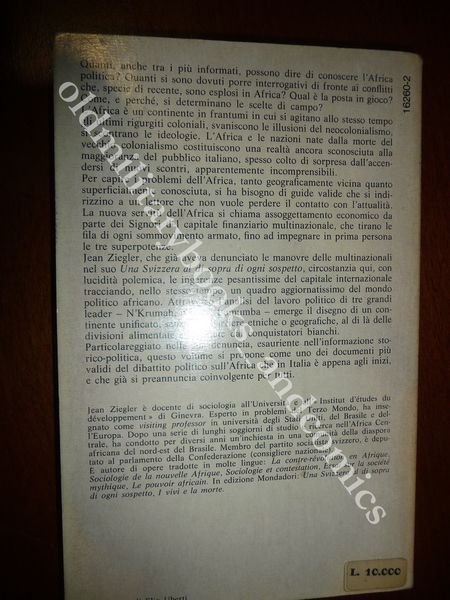 LE MANI SULL'AFRICA JEAN ZIEGLER CONFLITTI NUOVE NAZIONI SERVITU MULTINAZIONALI