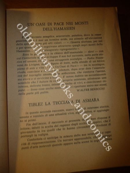 UN'OASI DI PACE NEI MONTI DELL'HAMASIEN TIBLEZ LA TECCIARA DI …