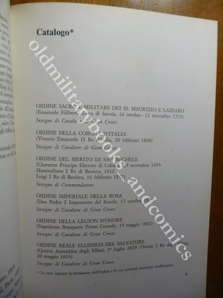 LE INSEGNE CAVALLERESCHE DI UN MINISTRO. LUIGI AMEDEO MELEGARI ORDINI …