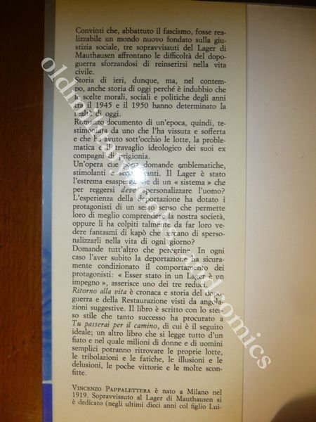 RITORNO ALLA VITA I SOPRAVVISSUTI DEI LAGER NEL DOPOGUERRA VINCENZO …