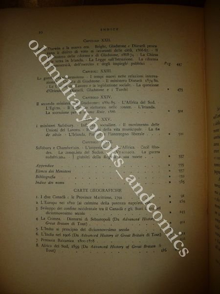 STORIA DELL'INGHILTERRA NEL SECOLO XIX G.M. TREVELYAN EINAUDI 1942 II^ …