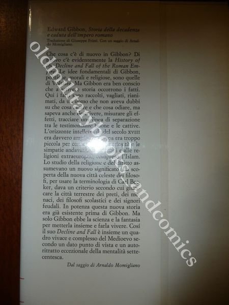 STORIA DELLA DECADENZA E CADUTA DELL'IMPERO ROMANO EDWARD GIBBON EINAUDI …