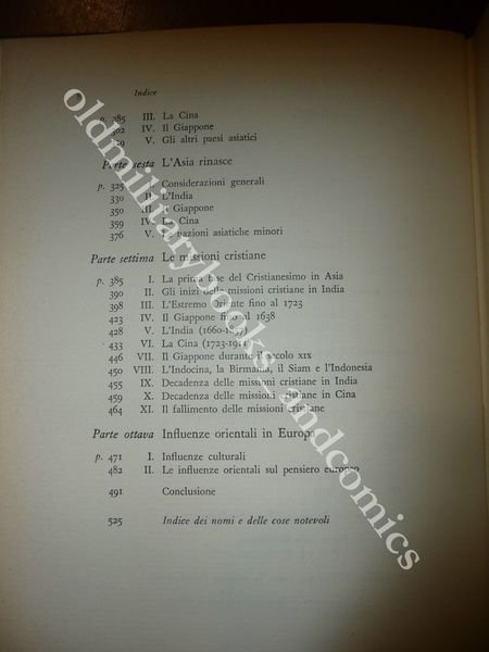 STORIA DELLA DOMINAZIONE EUROPEA IN ASIA KALAVAM M. PANIKKAR 1958 …