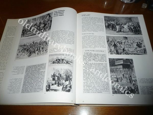L'ILLUSTRAZIONE ITALIANA 90 ANNI DI STORIA BELLISSIMO VOL. RIPRODUZIONE ARTICOLI