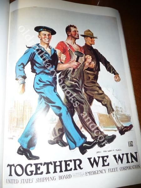 THE JAMES MONTGOMEY FLAGG POSTER BOOK PROPAGANDA MILITARE USA NEI …