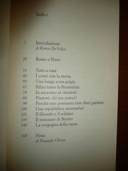 ROSSO E NERO RENZO DE FELICE LA REVISIONE DEL RUOLO …