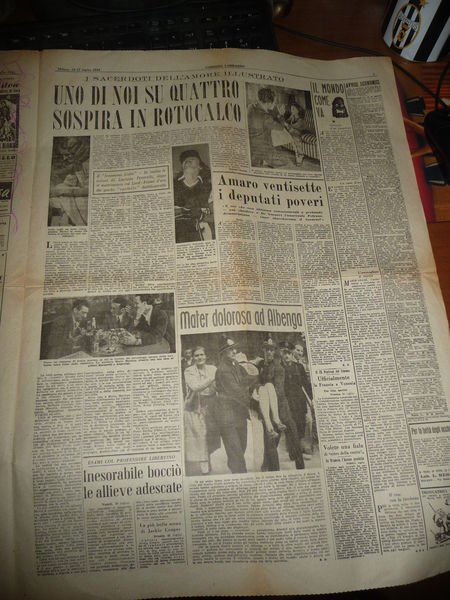 FEROCIA SLAVA IN VENETO BARTALI SCALATORE CORRIERE LOMBARDO 20-21/07/1948