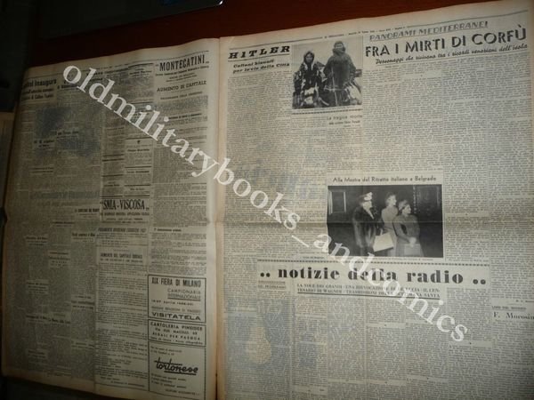 RICONOSCIMENTO IMPERO SOCIETA NAZIONI COLONIZZAZIONE IMPERO MESSAGGERO 12-4-38