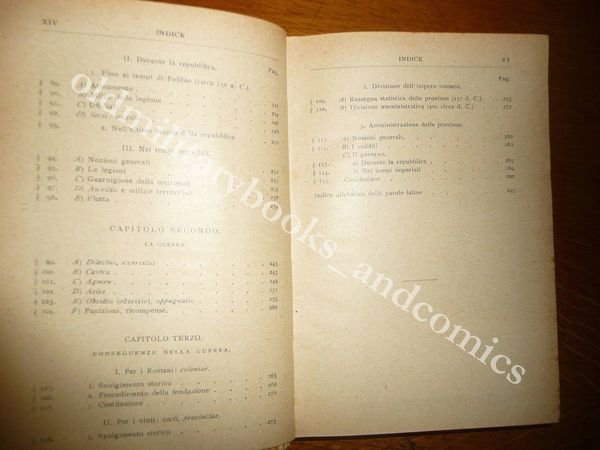 ANTICHITA PUBBLICHE ROMANE BASSI E MARTINI HOEPLI 1924 II^ Ed.