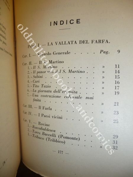 FARFA DESCRIZIONE STORICO ARTISTICA ABBAZIA BENEDETTINA FARA IN SABINA 1932