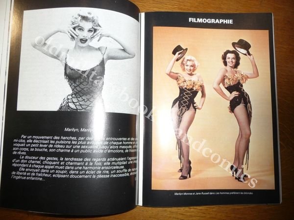 MARILYN MONROE FILMS/PORTRAITS VOL. IN FRANCESE SULLA FILMOGRAFIA CON FOTO