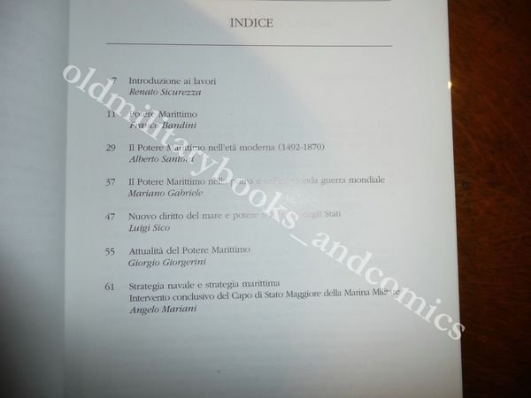 IL POTERE MARITTIMO ATTI DEL CONVEGNO NAPOLI 22 OTTOBRE 1994 …