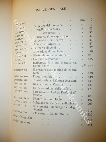 L'AMMIRAGLIO DEL SULTANO VITA E IMPRESE DEL CORSARO BARBAROSSA FLOTTA …
