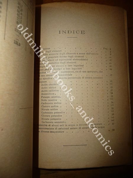 FORMULARIO DI CHIMICA INORGANICA ANGELO COPPADORO s.d. ma 1868