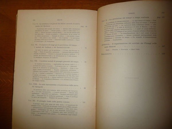 LA PREVISIONE DEL TEMPO TITO ALIPPI ZANICHELLI 1930