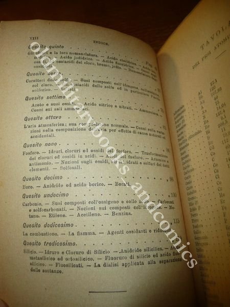 RIPETITORIO DI CHIMICA GABRIELE TASSINARI VOL. I E II 1920 …