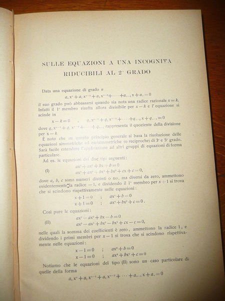 RIVISTA DI MATEMATICA PURA E APPLICATA VARI NUMERI RILEGATI INSIEME …