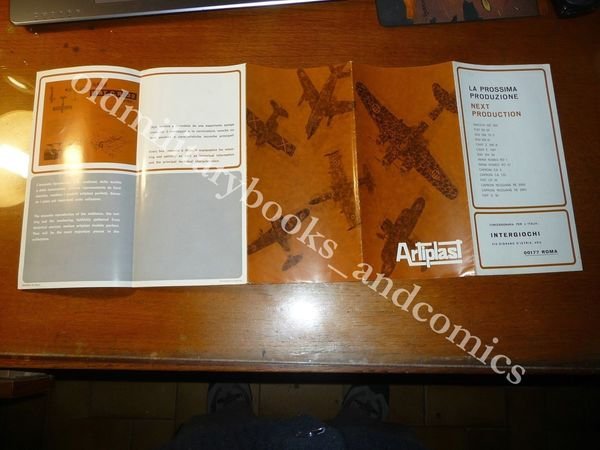 ARTIPLAST DEPLIANT CATALOGO PIEGHEVOLE ANNI '70 A COLORI BELLO