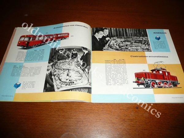 CATALOGO MARKLIN 1962/63 IN ITALIANO CON LISTINO PREZZI BUONE CONDIZIONI