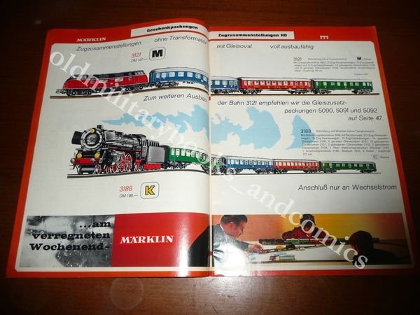 CATALOGO MARKLIN 1971 IN TEDESCO SENZA LISTINO PREZZI PERFETTE CONDIZIONI