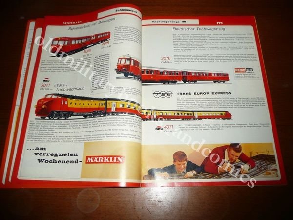 CATALOGO MARKLIN 1971 IN TEDESCO SENZA LISTINO PREZZI PERFETTE CONDIZIONI
