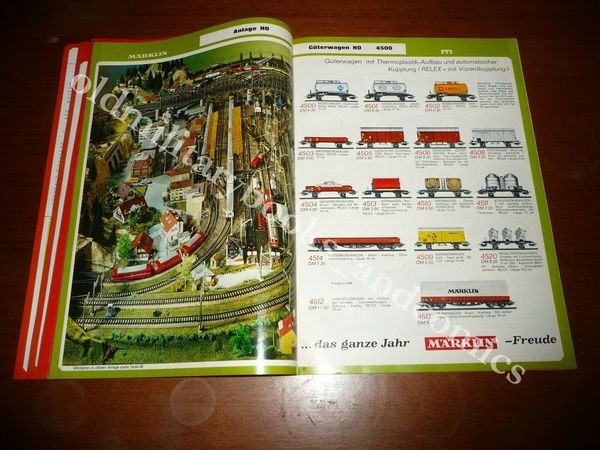 CATALOGO MARKLIN 1971 IN TEDESCO SENZA LISTINO PREZZI PERFETTE CONDIZIONI