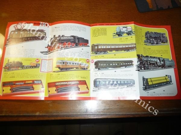 DEPLIANT PIEGHEVOLE DITTA RIVAROSSI DI 8 pp. MODELLI SCALA HO …
