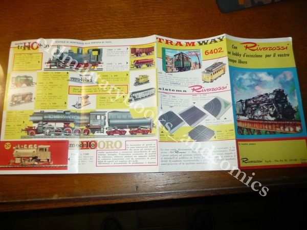 DEPLIANT PIEGHEVOLE DITTA RIVAROSSI DI 8 pp. MODELLI SCALA HO …