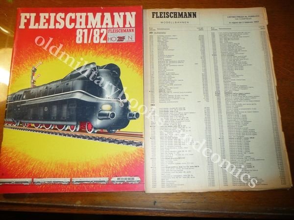 FLEISCHMANN CATALOGO ANNO 81/82 CON LISTINO PREZZI BELLO OTTIME CONDIZIONI | Immagine Gallery 1
