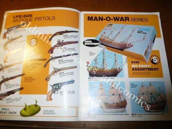 LIFE-LIKE HOBBY KITS CATALOGO DELLA DITTA 1973 AUTO NAVI AEREI …
