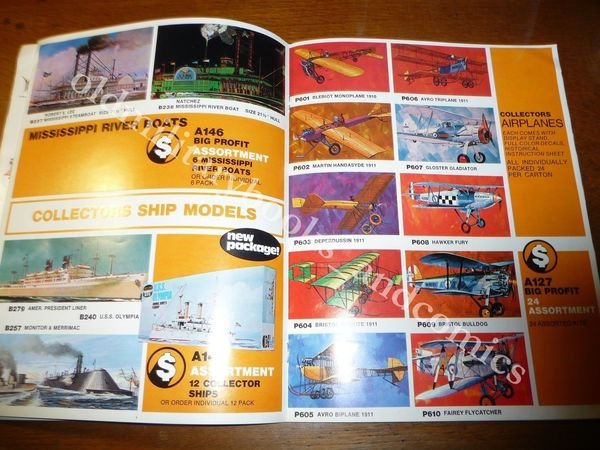 LIFE-LIKE HOBBY KITS CATALOGO DELLA DITTA 1973 AUTO NAVI AEREI …