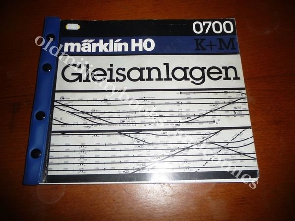 MARKLIN HO GLEISANLAGEN K+M VOLUME PLANIMETRIE MAPPE 0700 1970 IN …