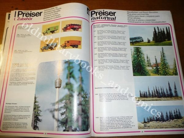 PREISER CATALOGO MODELLI SCALA 1/90 TUTTO IL MODELLISMO TRENI AUTO …