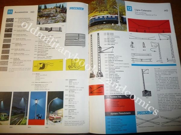 VOLLMER CATALOGO 1969/70 TRENI CASE ACCESSORI STAZIONI etc.