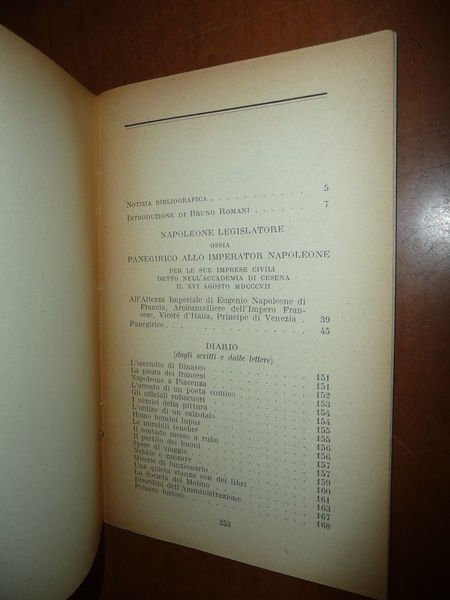 L'ETA' NAPOLEONICA IN ITALIA PIETRO GIORDANI 1949 NAPOLEONE BRUNO ROMANI