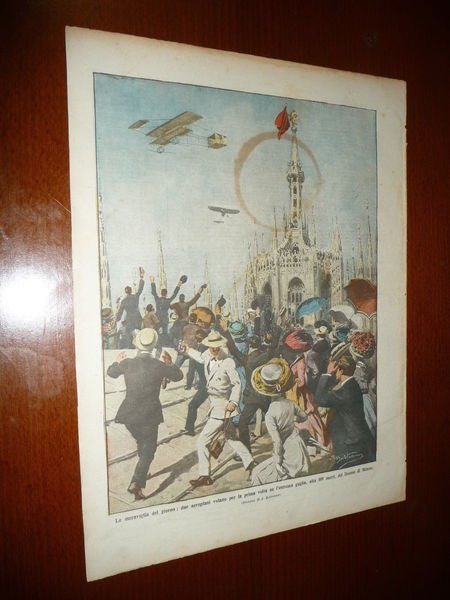 AVIATORE CHAVEZ ATTRAVERSA ALPI CADE DOMODOSSOLA 2 AEREI VOLANO SU …