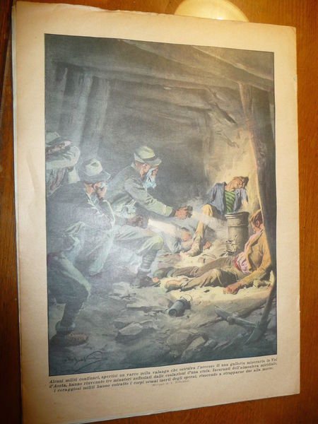 DUE MILITI ENTRANO IN MINIERA VALLE D'AOSTA E SALVANO MINATORI …