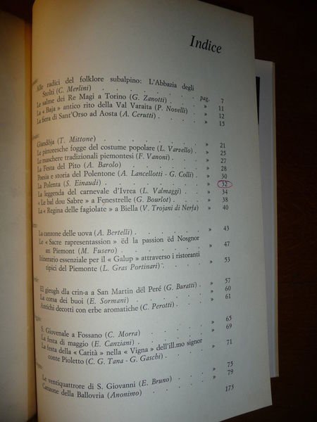FESTE E TRADIZIONI POPOLARI DEL PIEMONTE SCELTA DI PROSE E …