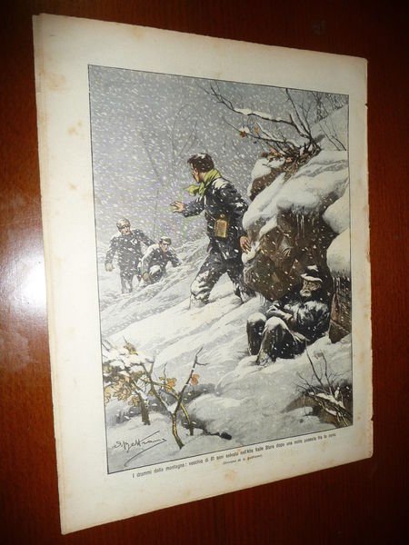 VALLE STURA SALVATAGGIO DI UN VECCHIO 1906 SETTA DEI BATTISTI …