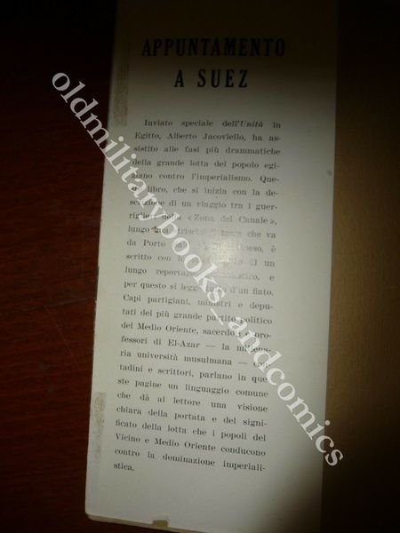 APPUNTAMENTO A SUEZ ALBERTO JACOVIELLO LOTTA LIBERAZIONE EGITTO vs INGHILTERRA