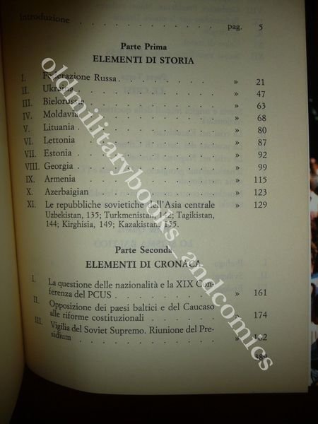 EX URSS LA QUESTIONE DELLE NAZIONALITA IN UNIONE SOVIETICA DA …