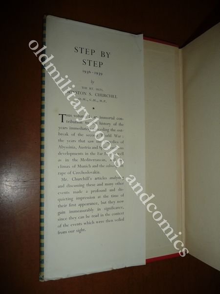STEP BY STEP 1936-1939 WINSTON CHURCHILL 1947 STORIA EUROPA SPAGNA …