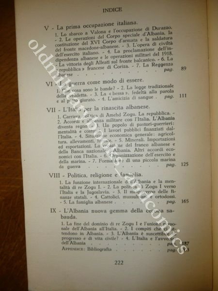 ALBANIA QUINTA SPONDA D'ITALIA PIO BONDIOLI I RAPPORTI ITALIA FINO …