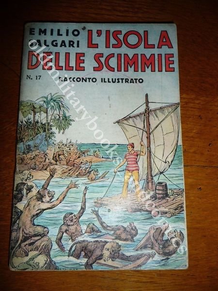 n. 17 Racconti di Avventure Emilio SALGARI L'ISOLA DELLE SCIMMIE …