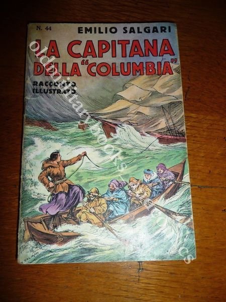 n. 44 Racconti di Avventure Emilio SALGARI LA CAPITANA DELLA …