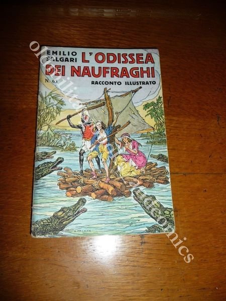 n. 63 Racconti di Avventure Emilio SALGARI L'ODISSEA DEI NAUFRAGHI …